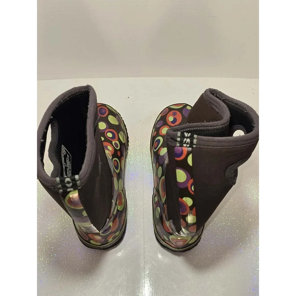 🌈🧸 Bogs Kids Classic High Bubbles Waterproof Winter‎ Boots US 4 EU 37